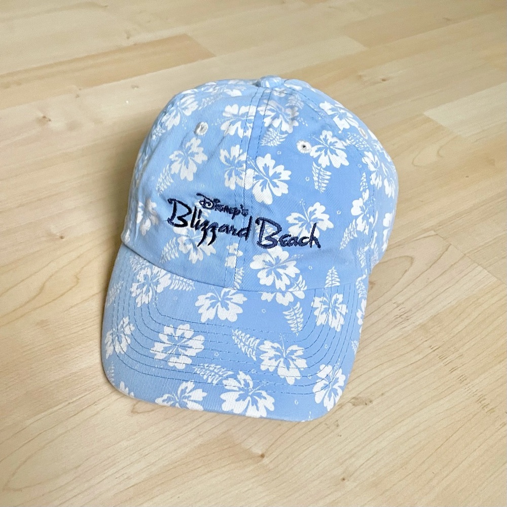 Disney Blizzard Beach Hawaiian Print Baseball Cap
